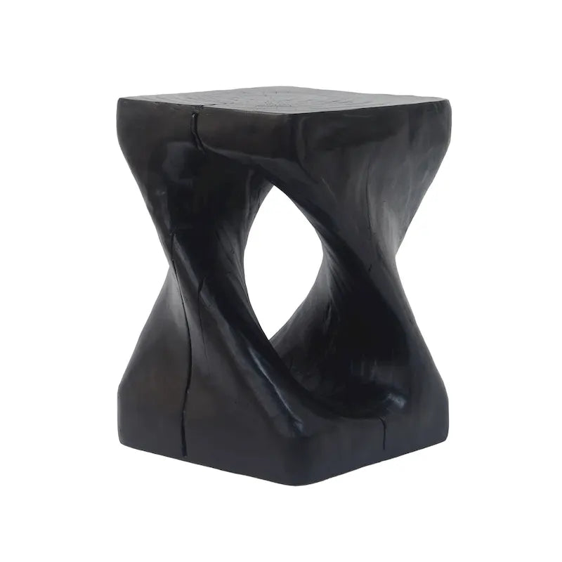 MGO Twist Shape Beistelltisch, Holzoptik