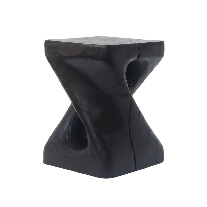 MGO Twist Shape Beistelltisch, Holzoptik