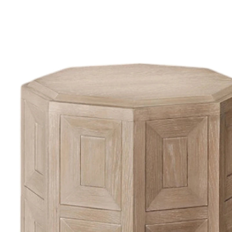 Kizie Akzent-Beistelltisch, Tawny Brown Holz, rechteckig 20 Zoll