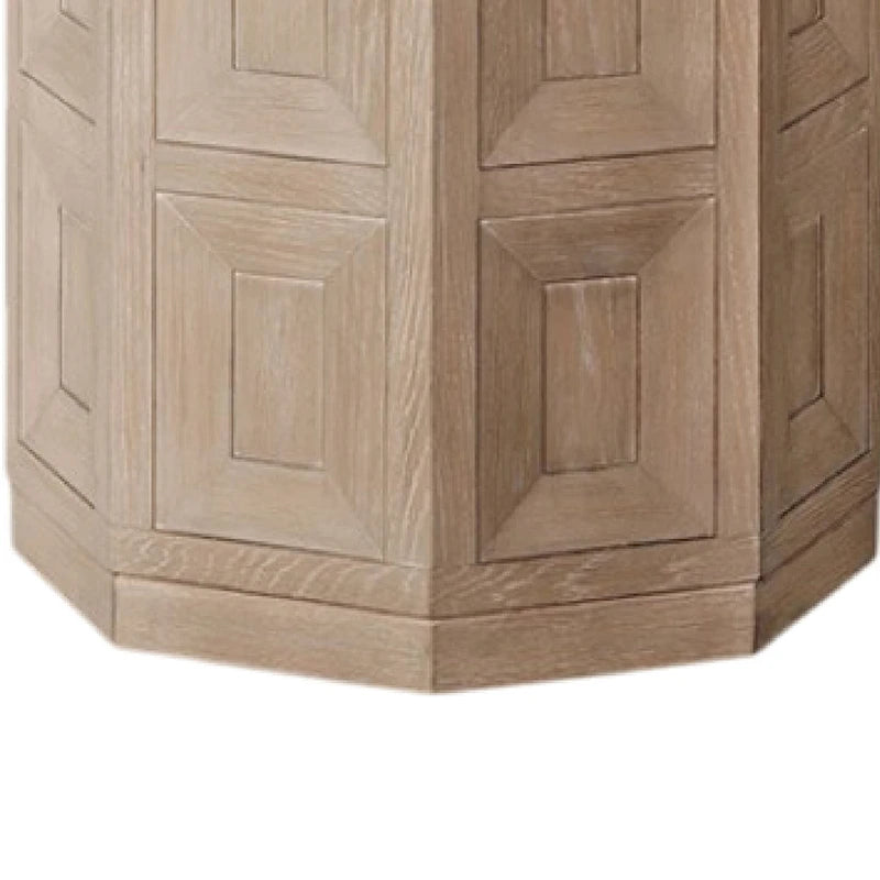 Kizie Akzent-Beistelltisch, Tawny Brown Holz, rechteckig 20 Zoll