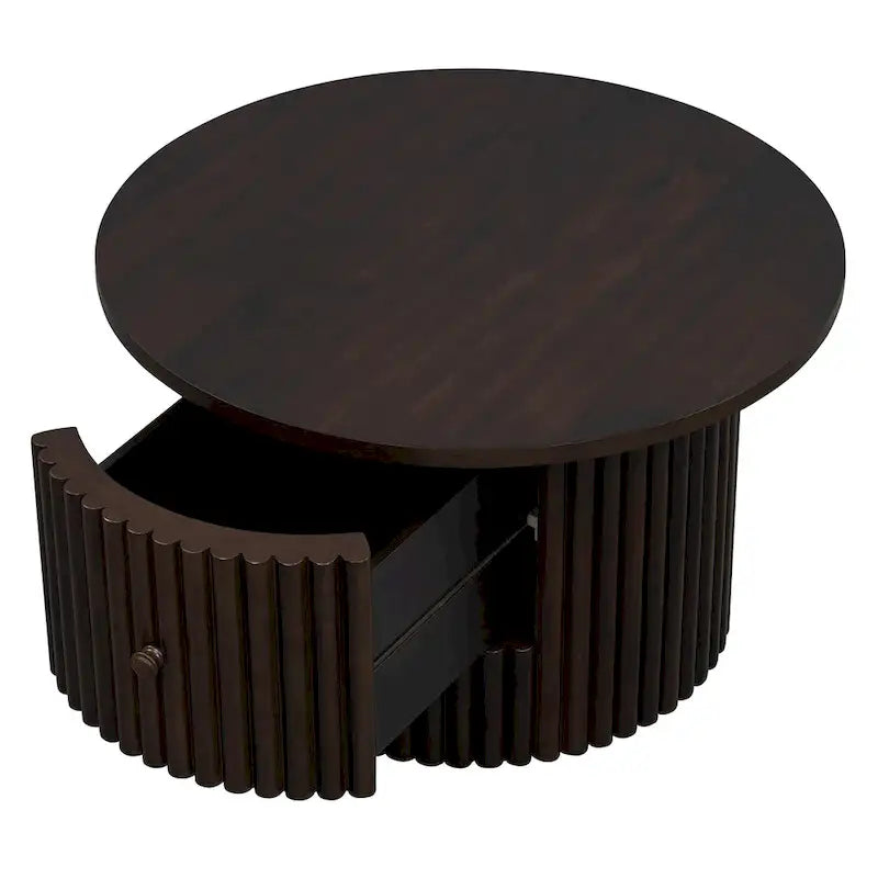30.5 MDF Couchtisch mit Schublade und Lattenrost