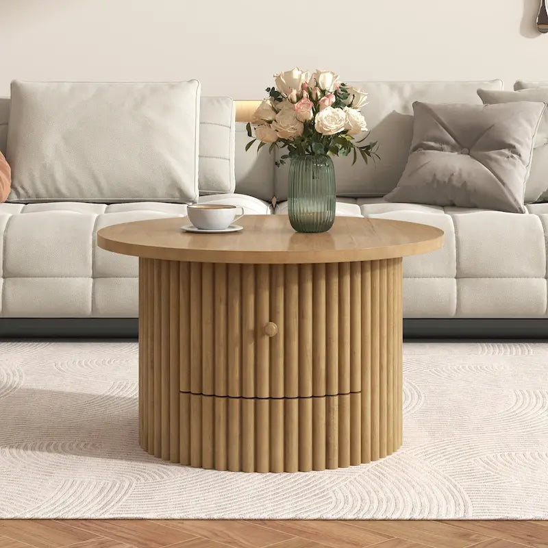 30.5 MDF Couchtisch mit Schublade und Lattenrost