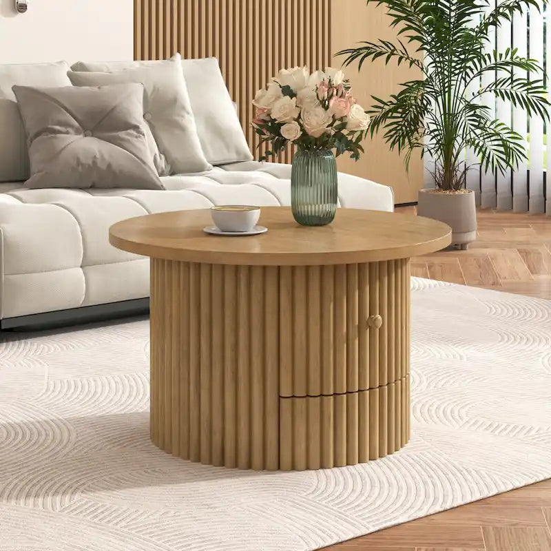 30.5 MDF Couchtisch mit Schublade und Lattenrost