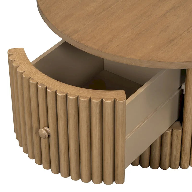 30.5 MDF Couchtisch mit Schublade und Lattenrost