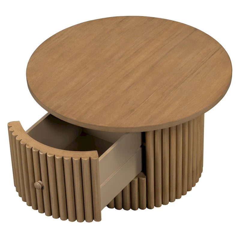 30.5 MDF Couchtisch mit Schublade und Lattenrost