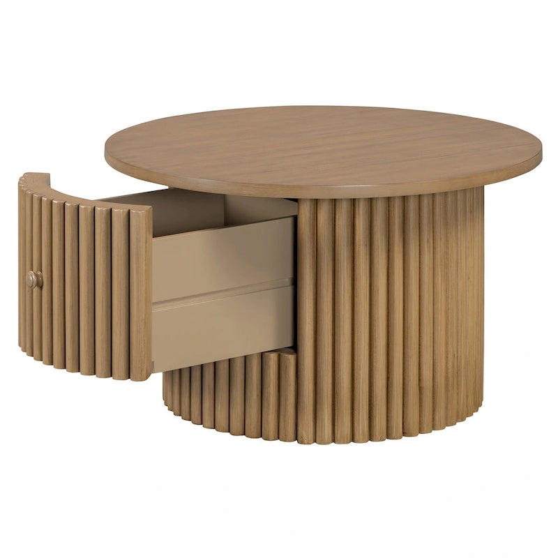 30.5 MDF Couchtisch mit Schublade und Lattenrost
