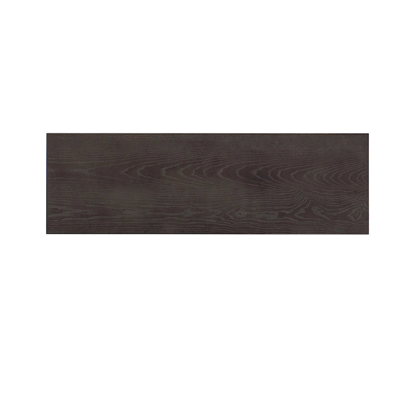 51.3 MDF Classic Stripe Konsolentisch – Eschefurnier & Tannenholzbeine mit 2 Schubladen