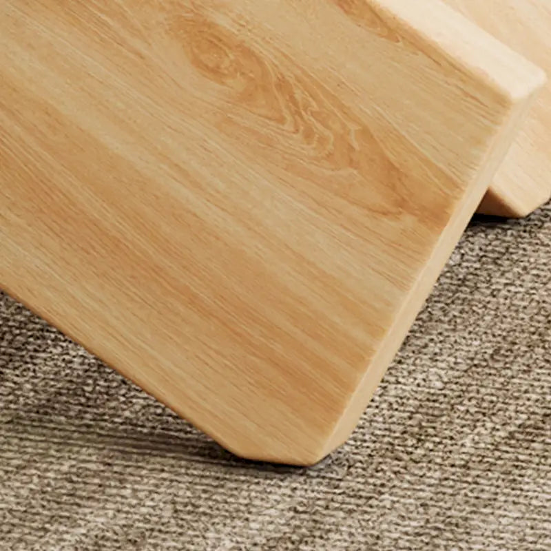 33,4 Moderner runder Couchtisch mit klarer gehärteter Glasplatte und MDF-Beinen für das Wohnzimmer