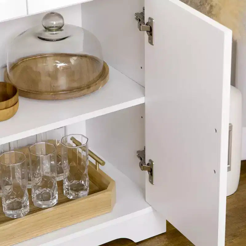 Modernes Küchenanrichte-Buffetschrank mit Stauraum, Kücheninsel Esszimmerschrank Wohnzimmermöbel