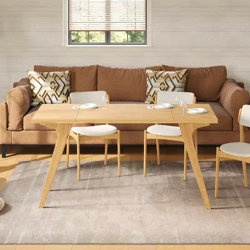 2-in-1 Couchtisch, ausziehbarer Esstisch, höhenverstellbarer Tisch für Zuhause & Büro, platzsparend – ModernLuxe