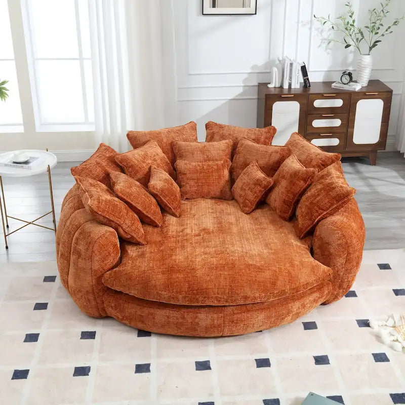Bequemes Doppelschlafsofa, extra großes Schlafsofa mit Armlehnen