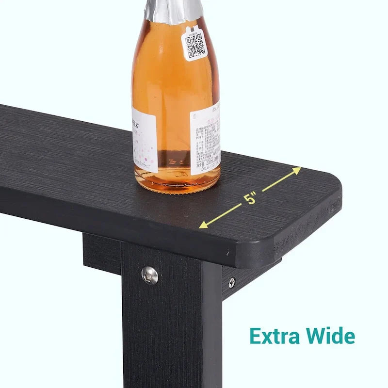 Bonosuki Wetterfeste Outdoor-Adirondack-Stühle aus Holz – 4er-Set