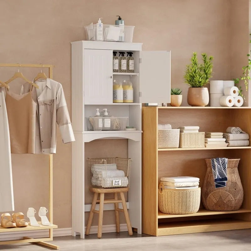 Badezimmerschrank, Toilettenschrank, Badezimmerregal über der Toilette, Toiletten-Raumsparer