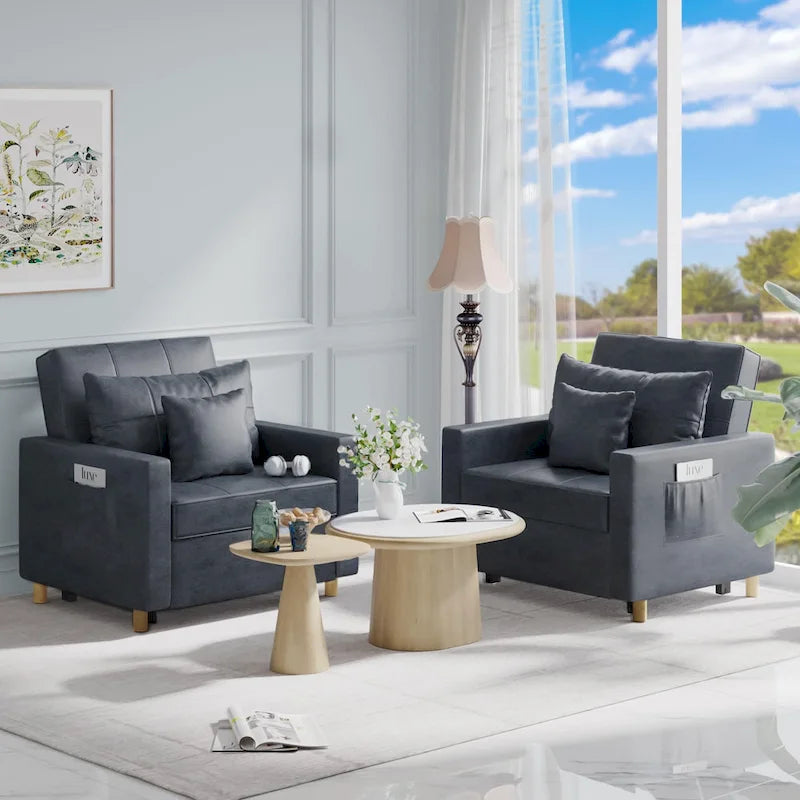 Verstellbares Schlafsofa, 3-in-1-Funktion, verschiedene Farben, für 1 Person