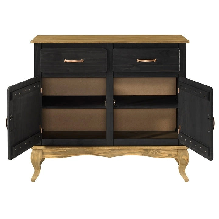 Holz-Sideboard Grün