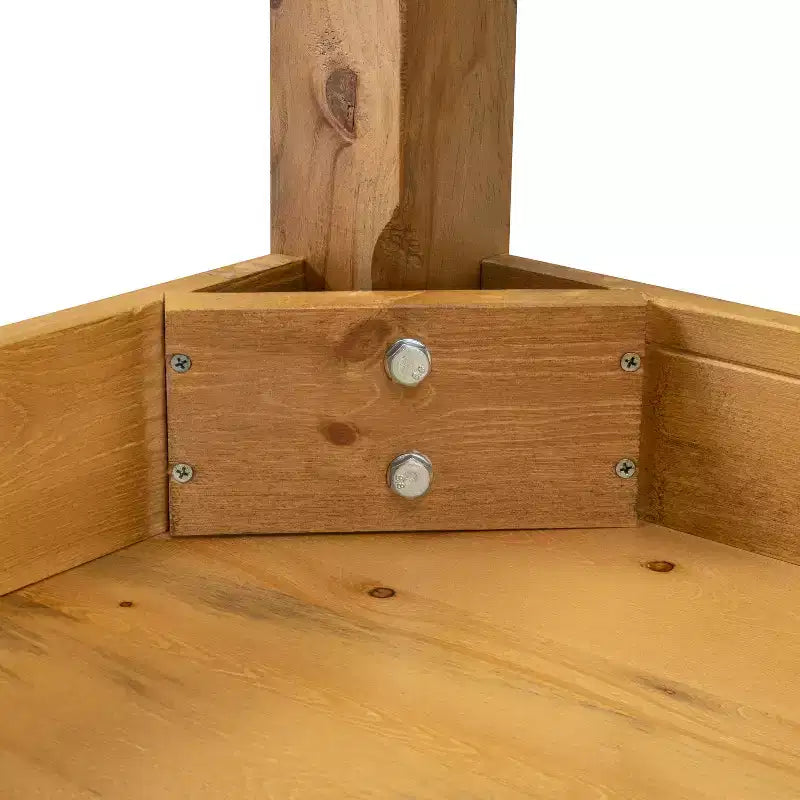 Flash Furniture 46 x 30 rechteckiger Esstisch aus massiver Kiefer im Landhausstil