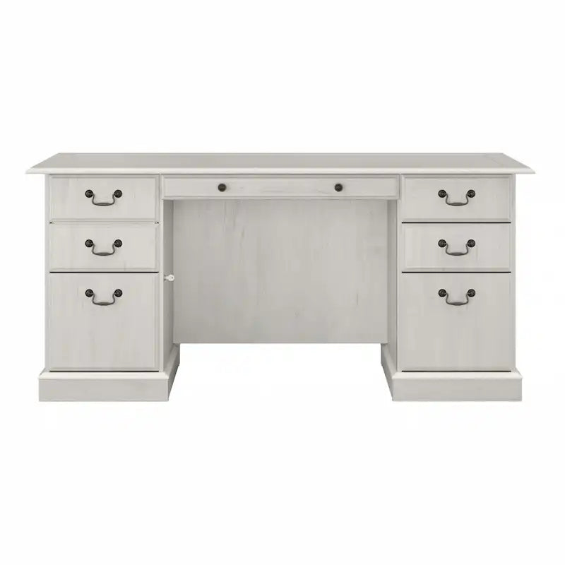 Bush Furniture Saratoga Chefsessel mit Schubladen und Stauraum