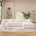 Christopher Knight Home Keri 122 Modernes L-förmiges Polsterecksofa aus hochdichtem Schaumstoff mit niedriger Rückenlehne