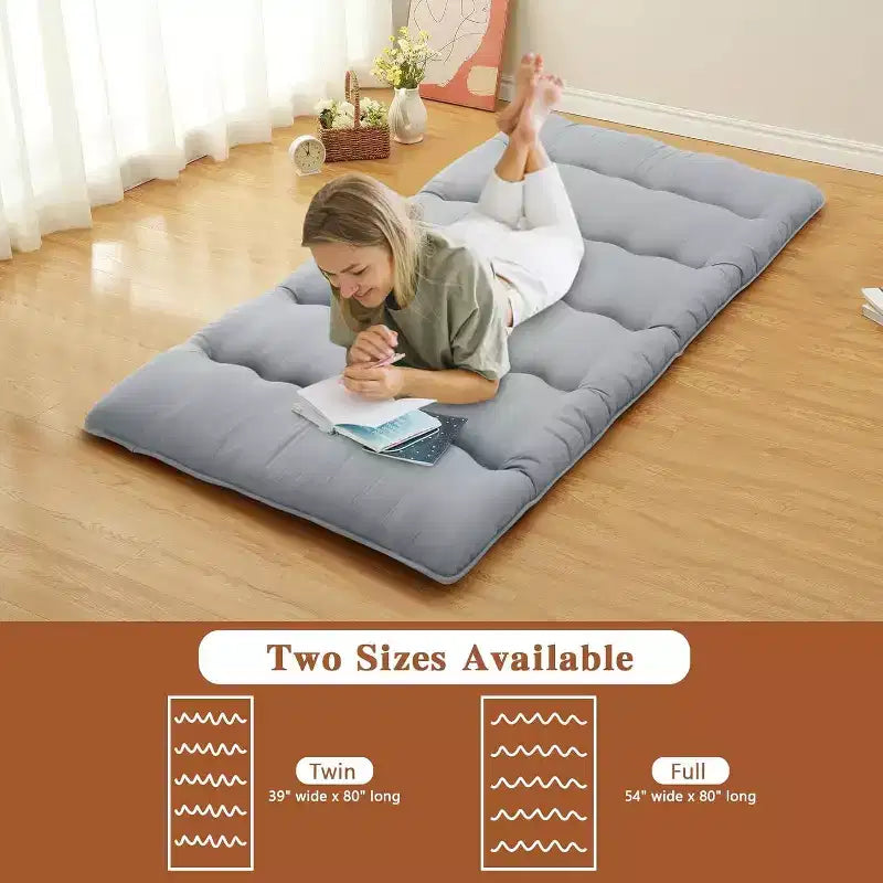 Japanische Futonmatratze, faltbare Bodenschlafmatte, Tatami-Matte für Zuhause, Campingmatratze