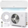 Extrem leise 42 dB | 12000 BTU 19 SEER Kanallose Mini-Split Klimaanlage mit Wärmepumpe | 3-in-1 Kühlen, Heizen & Entfeuchten | 230V Weißes Inverter-AC-System