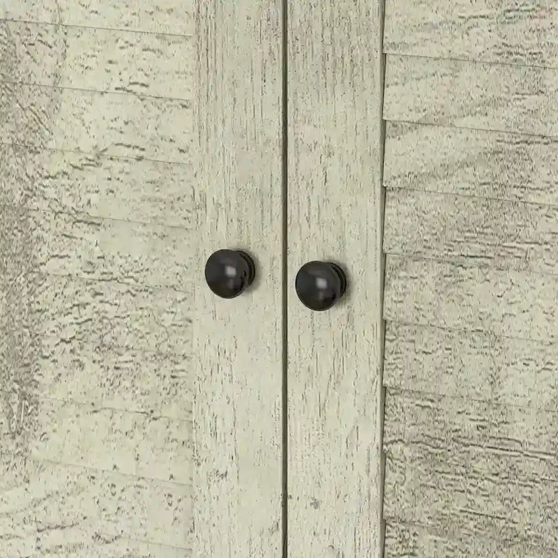 Kleiderschrank Hochschrank Schrank 59B Großer Freistehender Kleiderschrank Weiß