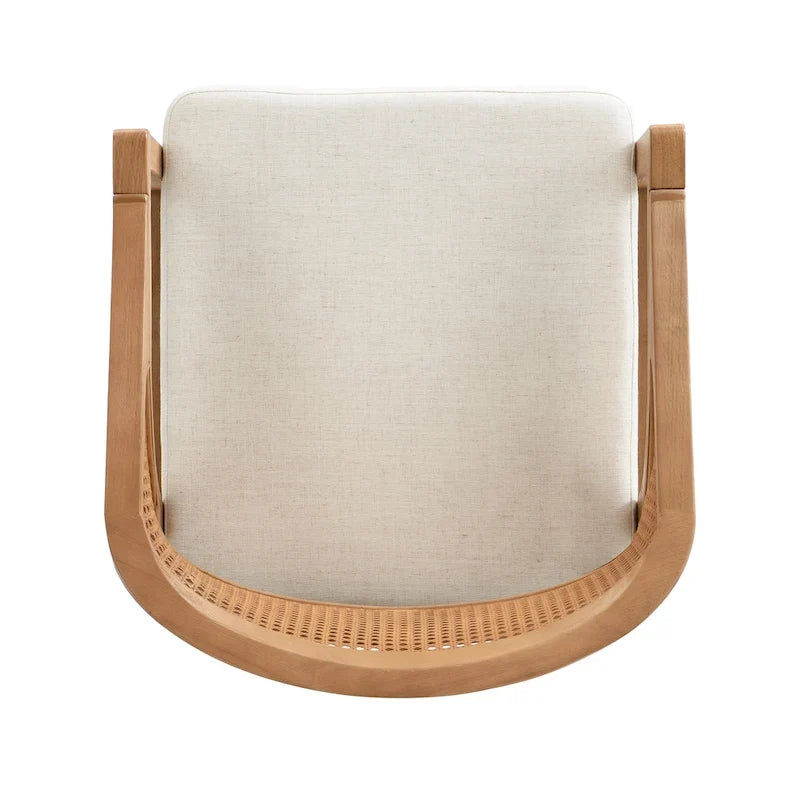 Christopher Knight Home - Esszimmerstuhl mit Rohrgeflecht (2er-Set)