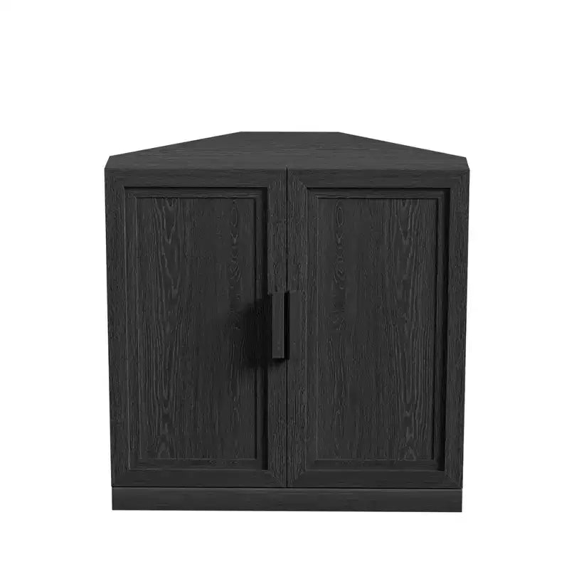 Dovelina Eckschrank mit verstellbaren Einlegeböden, Anrichte, Buffet, Weinschrank, Küchen- und Esszimmerschrank mit Holztüren – 31H x 31W, 36H x 31W