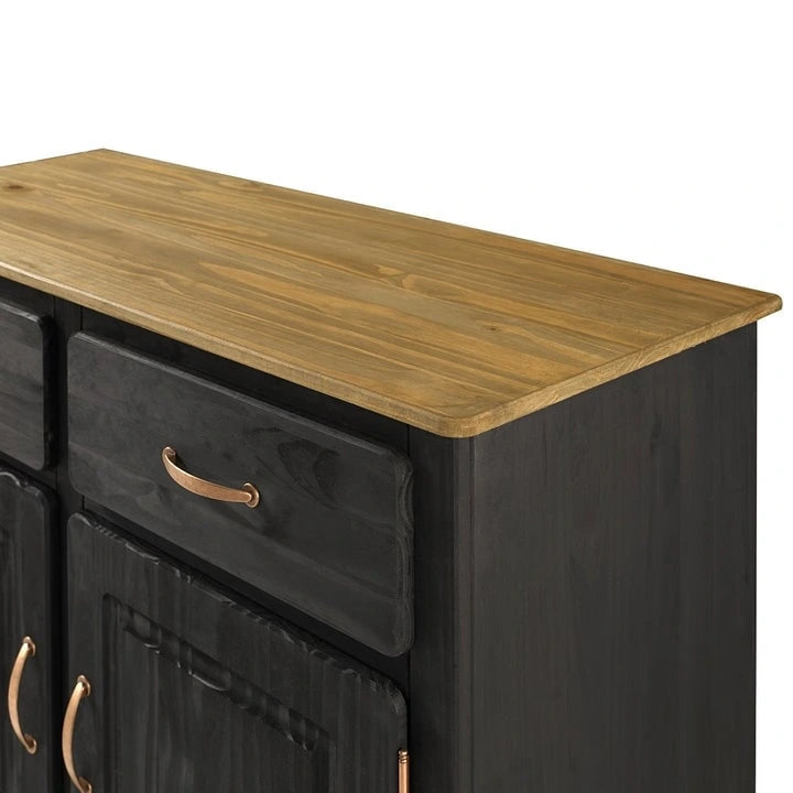 Holz-Sideboard Grün
