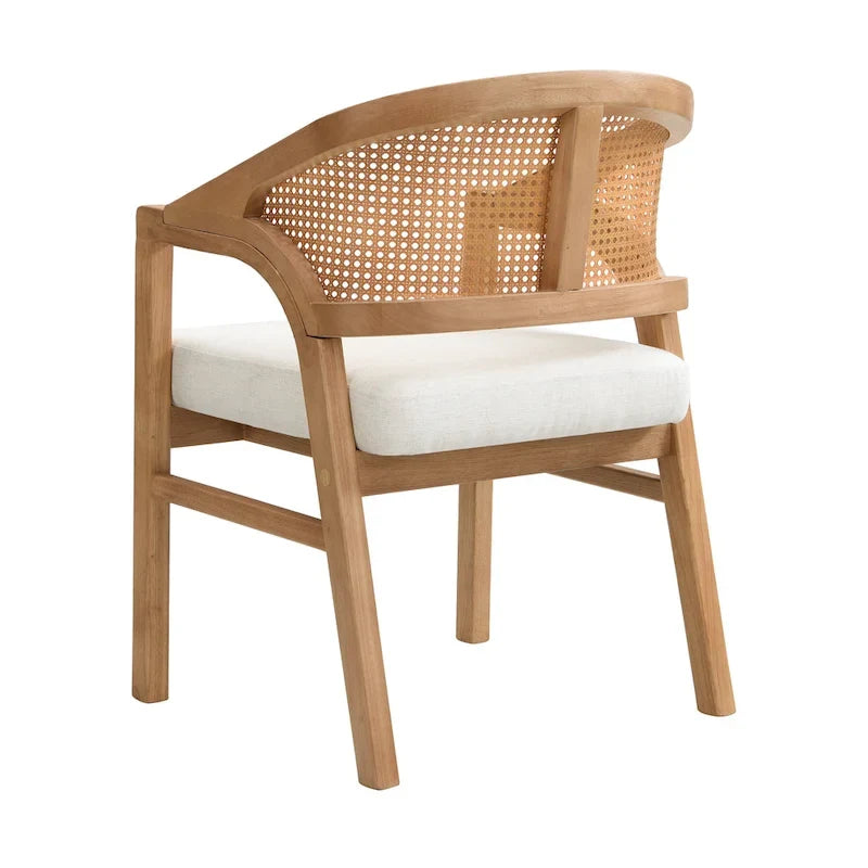 Christopher Knight Home - Esszimmerstuhl mit Rohrgeflecht (2er-Set)