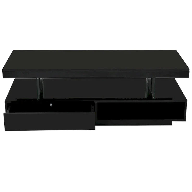U-Can LED-Couchtisch mit Stauraum