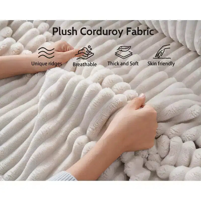 Dyonery Modulares Cord-Ecksofa mit waschbaren Bezügen