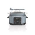 8,5 Liter Multi-Kochtopf, 8-in-1, mit Slow Cooker, Bratentopf, Dampfgarer, Glasdeckel, integriertem Löffel, ofenfest bis 260°C