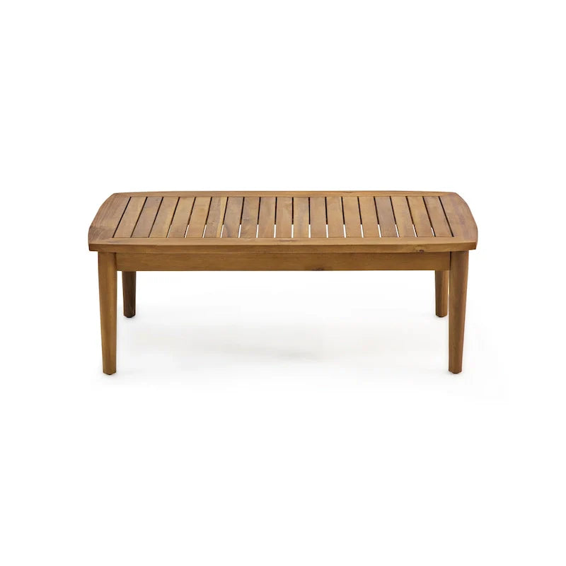 Willowbrook Outdoor Akazienholz 4-Sitzer Lounge-Set von Christopher Knight Home