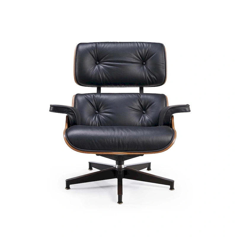 Mid Century Modern Leder Loungesessel Sessel Relaxsessel