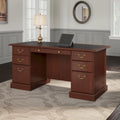 Bush Furniture Saratoga Chefsessel mit Schubladen und Stauraum
