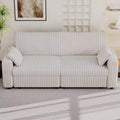Dyonery Modulares Cord-Ecksofa mit waschbaren Bezügen