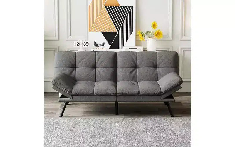 Schlafsofa mit verstellbarer Rückenlehne und abnehmbaren Armlehnen