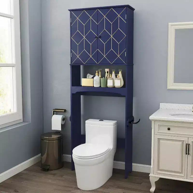 Badschrank über der Toilette Platzsparer fürs Badezimmer