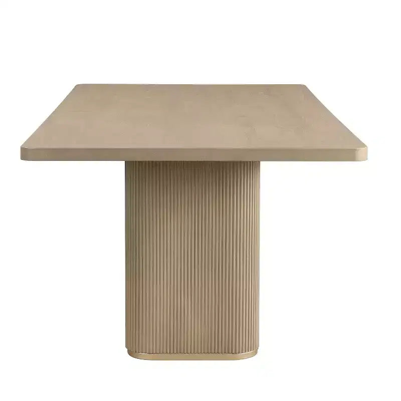 Christopher Knight Home Yodsak Modernes 7-teiliges Esszimmer-Set aus Holz und Metall mit 180°-Drehstühlen