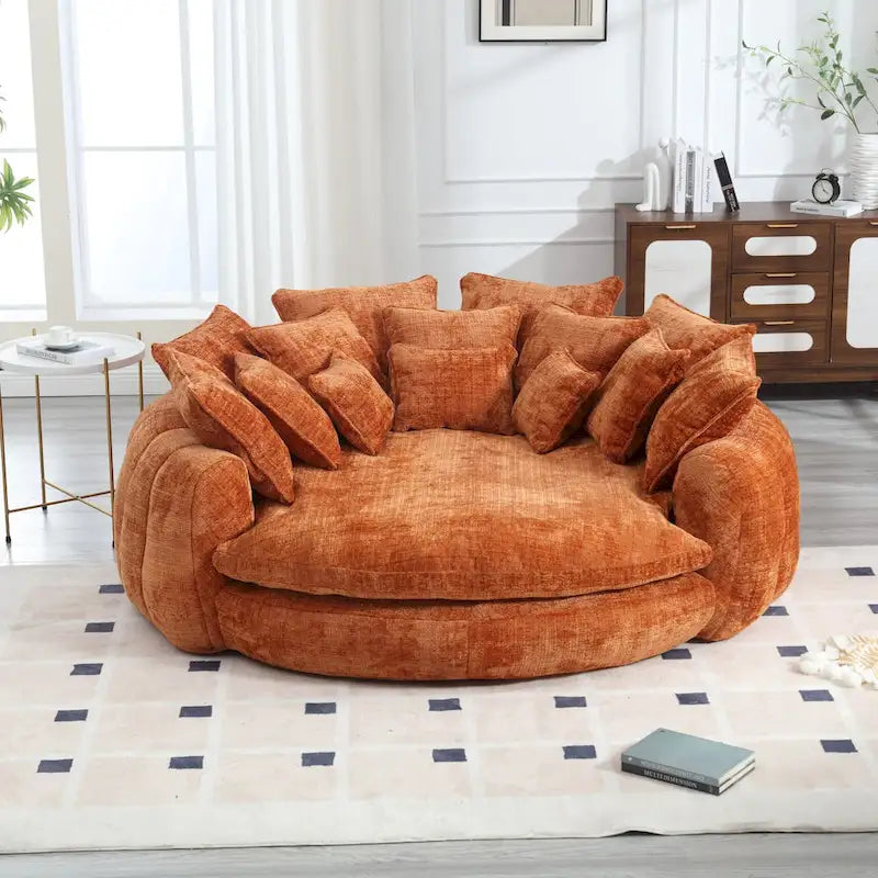 Bequemes Doppelschlafsofa, extra großes Schlafsofa mit Armlehnen