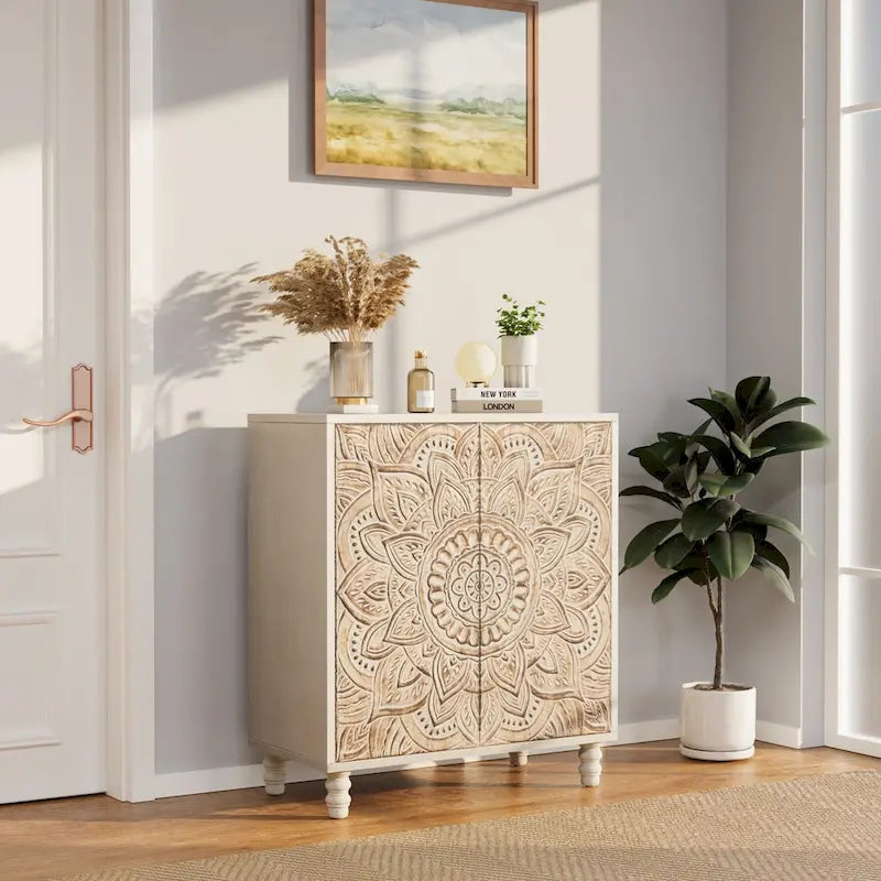 COSIEST Vintage-Sideboard, Aufbewahrungsschrank und Anrichte