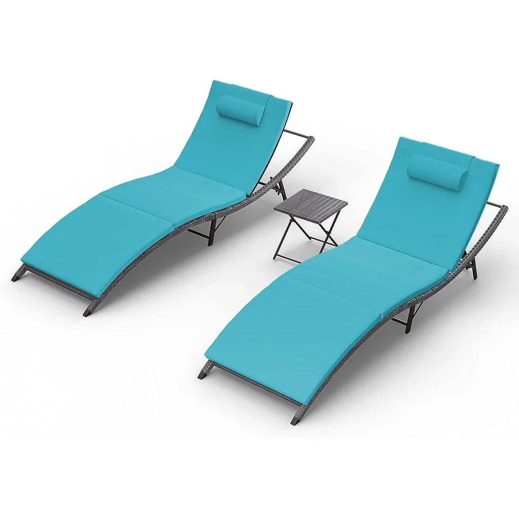 Kullavik 3-teiliges Outdoor-Loungemöbel-Set