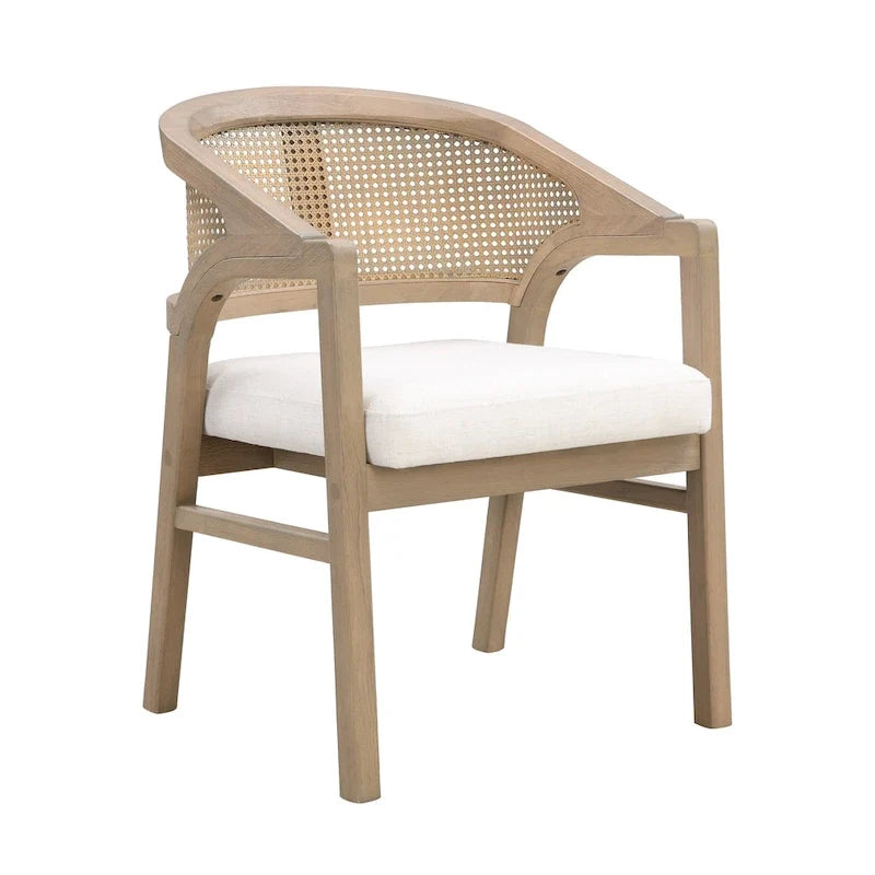 Christopher Knight Home - Esszimmerstuhl mit Rohrgeflecht (2er-Set)