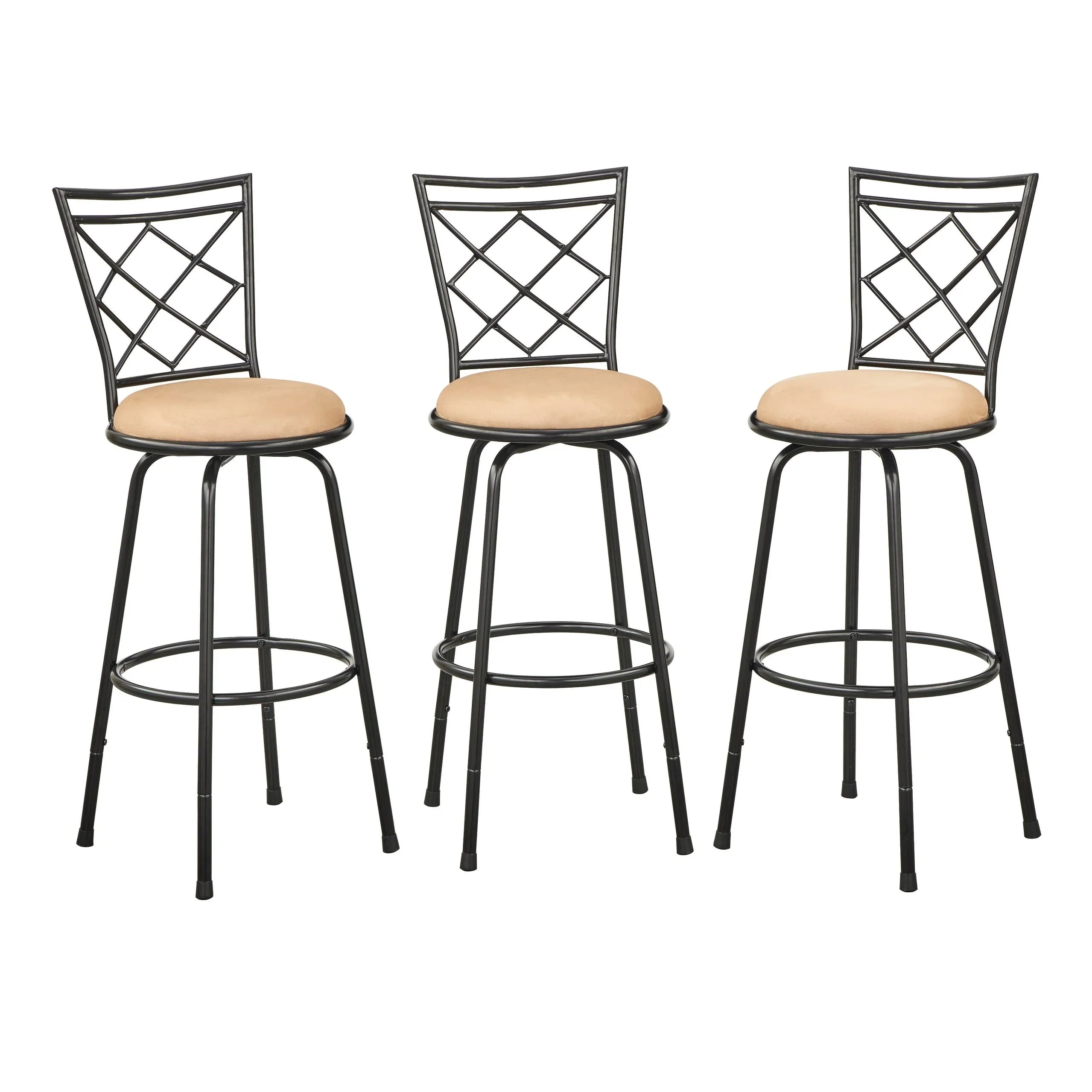 Simple Living Alyssa Höhenverstellbare Barhocker (3er-Set)