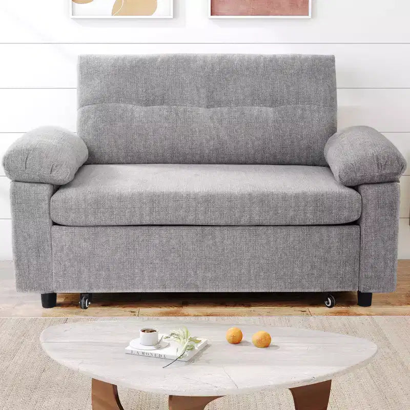 Dyonery 3-in-1 Schlafsofa, Ausziehbares Schlafsofa mit verstellbarer Rückenlehne