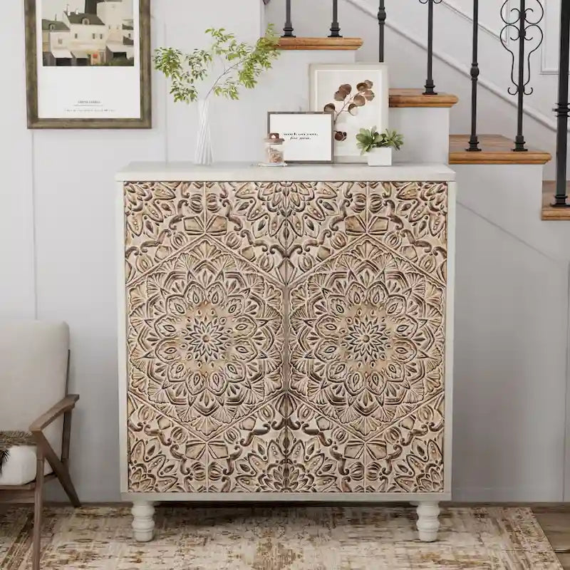 COSIEST Vintage-Sideboard, Aufbewahrungsschrank und Anrichte