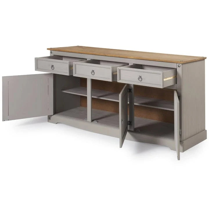 65 Holz-Buffet-Sideboard Bauernhaus - Corona Kollektion