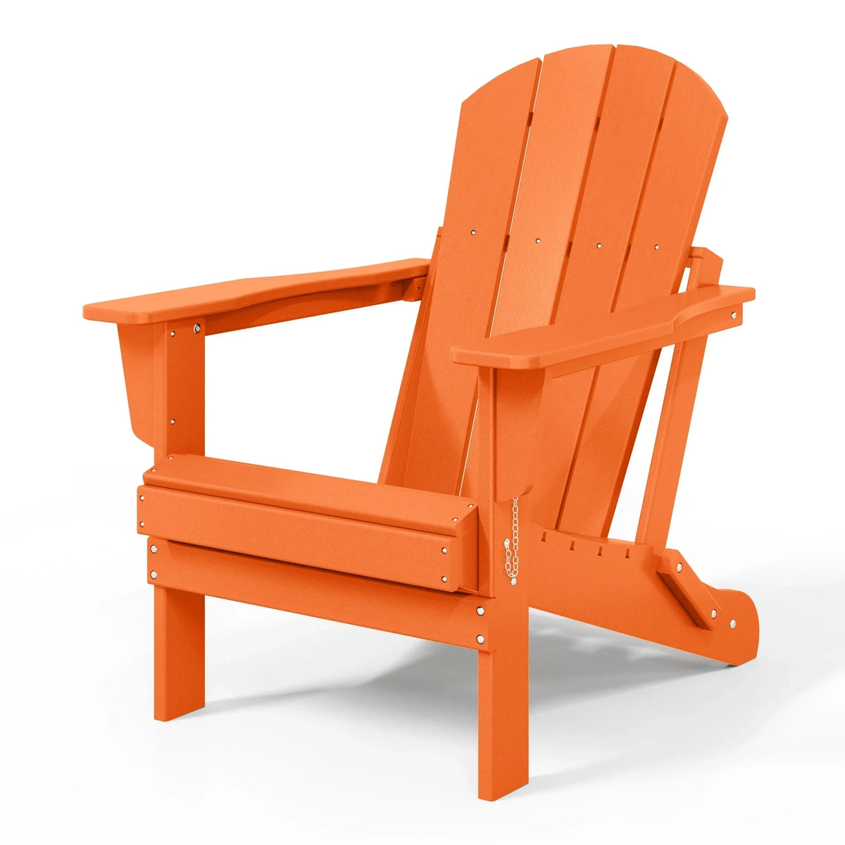 Polytrends Laguna Faltbarer Adirondack-Stuhl für den Außenbereich, wetterfest und lichtbeständig