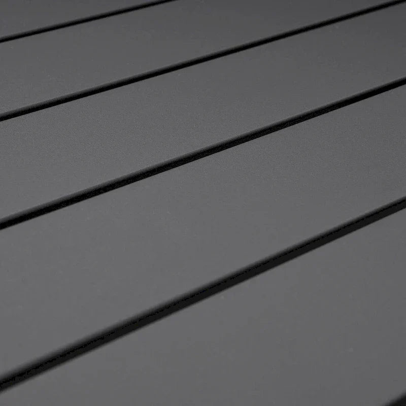 Outdoor 5/7-teiliges Terrassen-Essgruppe aus Aluminium mit stapelbaren Stühlen und ausziehbarem Tisch