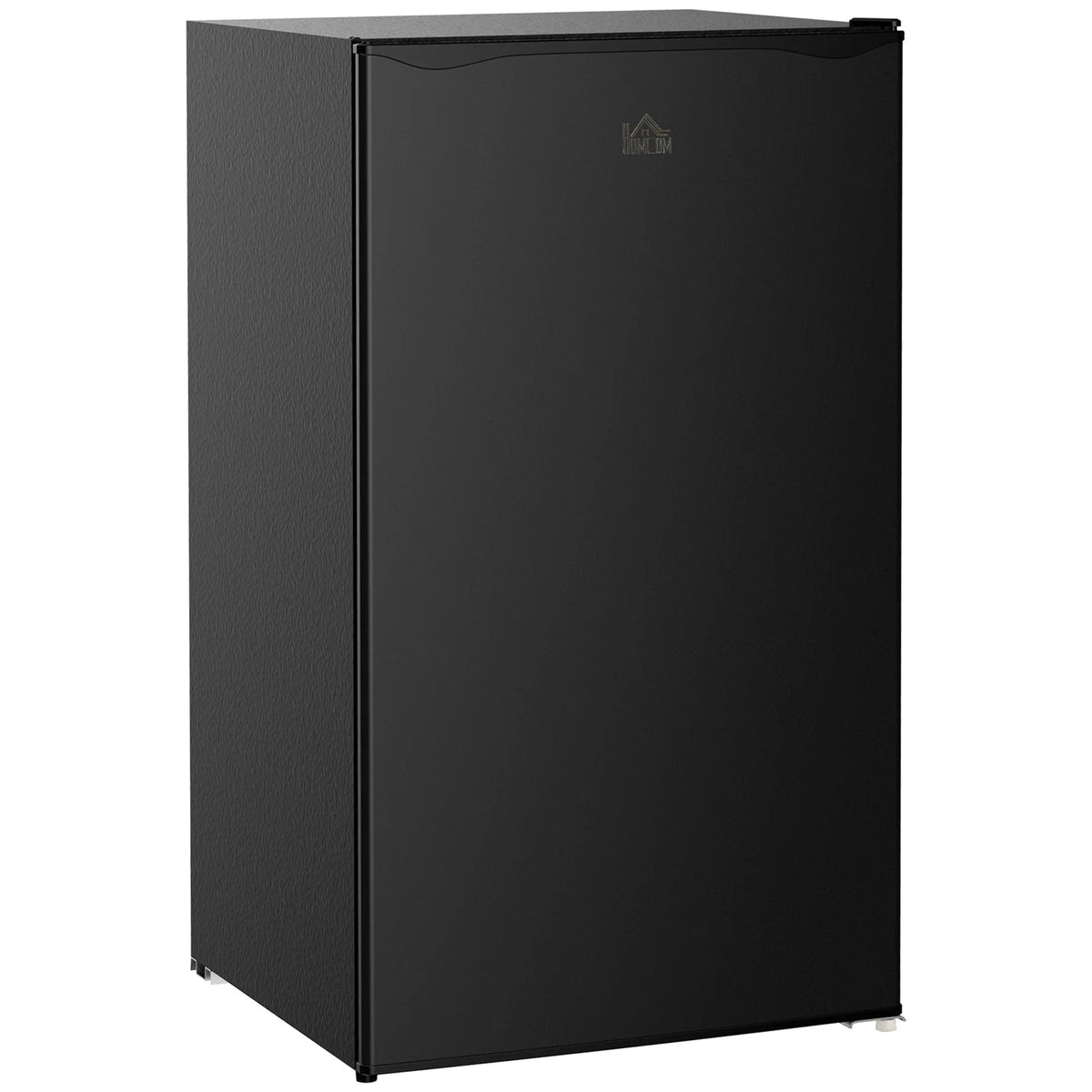 HOMCOM 90L Mini-Kühlschrank mit Gefrierfach, Kompakter Kühlschrank mit einer Tür und einstellbarem Thermostat für Schlafzimmer